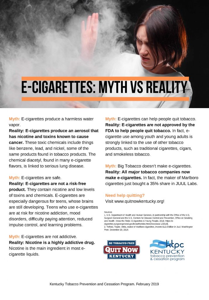 E-Cigarettes Myth vs. Reality